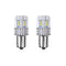 Set becuri auto cu LED CANBUS compatibil P21 R5W/R10W 22 SMD Alb 12V/24V, destinat competitiilor auto sau off-road